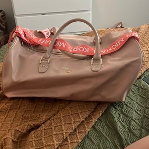 Blush pink MICHAEL KORS duffel bag